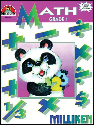 cover image of Math Workbook - Grade 1